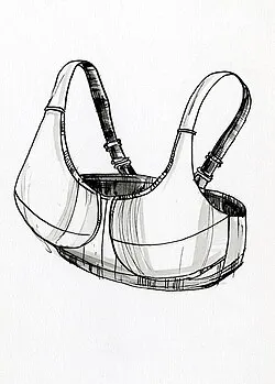 ストラップレスブラジャー